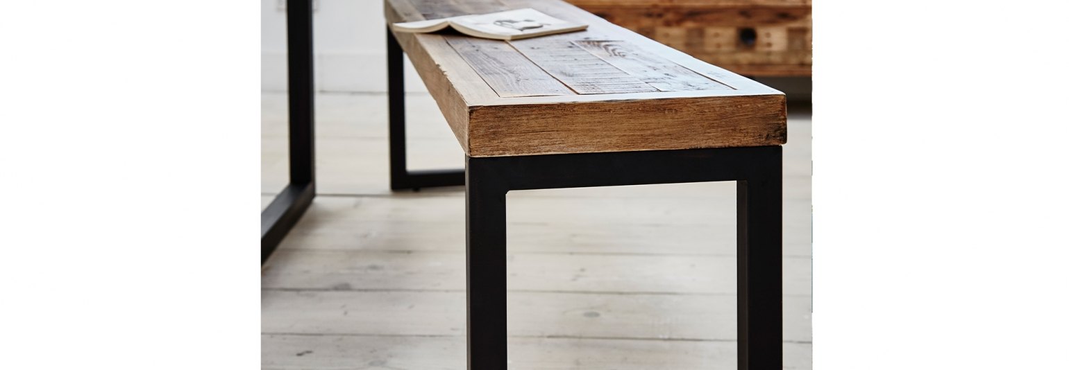 Grant Nixon Reclaimed Wood Bench